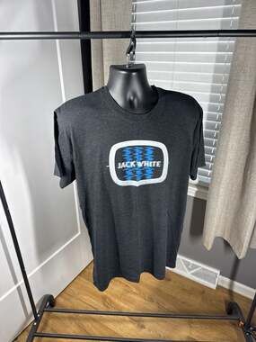 Jack White III Third Man Records Poltergeist TV Static Tour Graphic T-Shirt XL